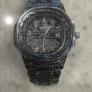 Onola Intricate Silver Toned Men's Watch